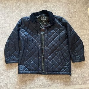 Barbour Tartan Jacket Xl blue and black jacket